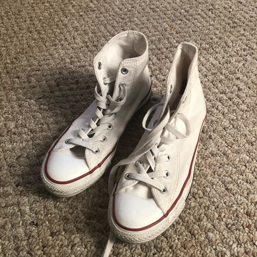White high top converse